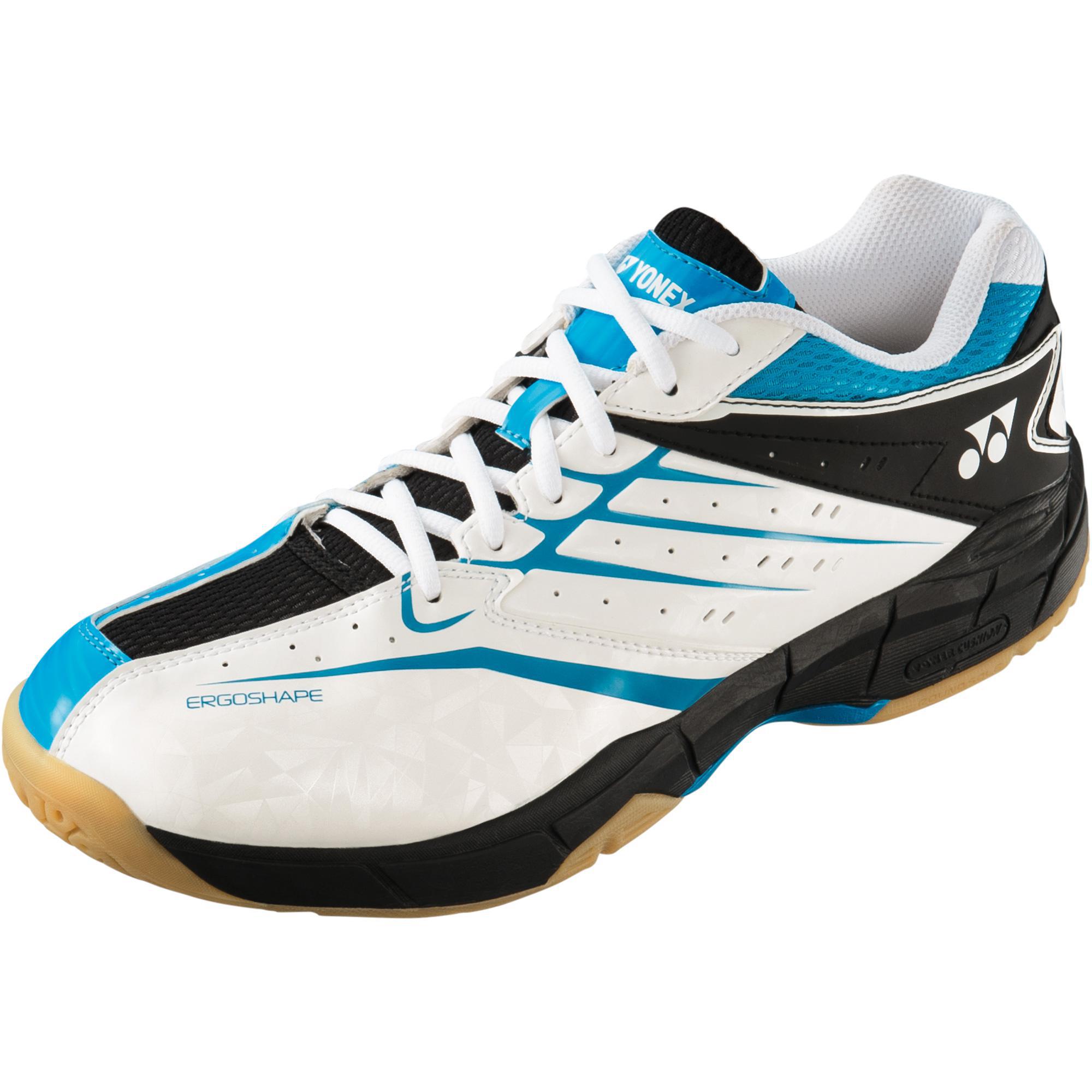 Yonex Mens Power Cushion Comfort Advance Badminton Shoes - White/Blue